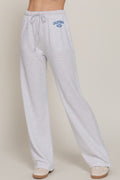 Waistband Print Detail Sweatpants-Product Type | Naughty Smile Fashion