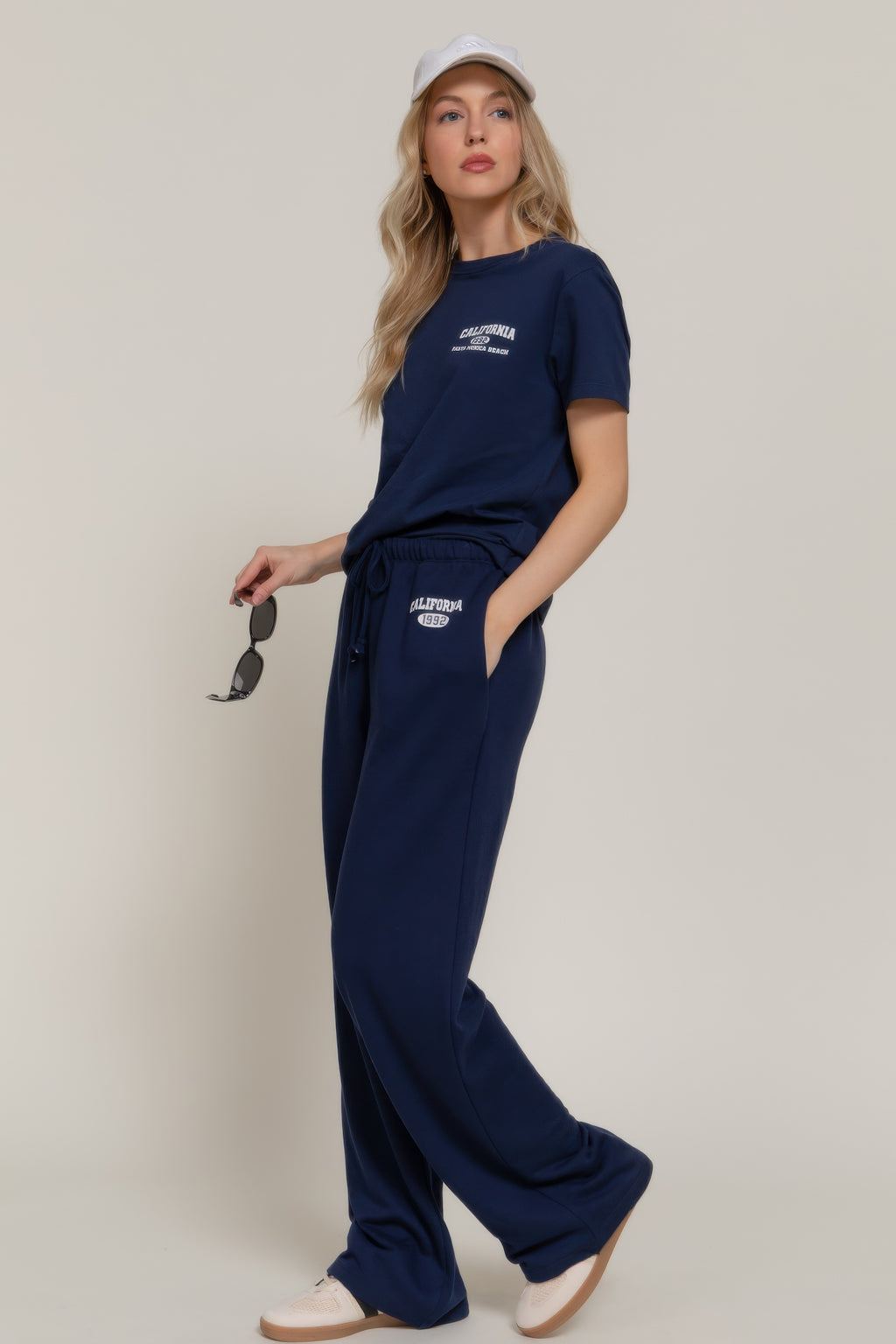 Waistband Print Detail Sweatpants-Product Type | Naughty Smile Fashion