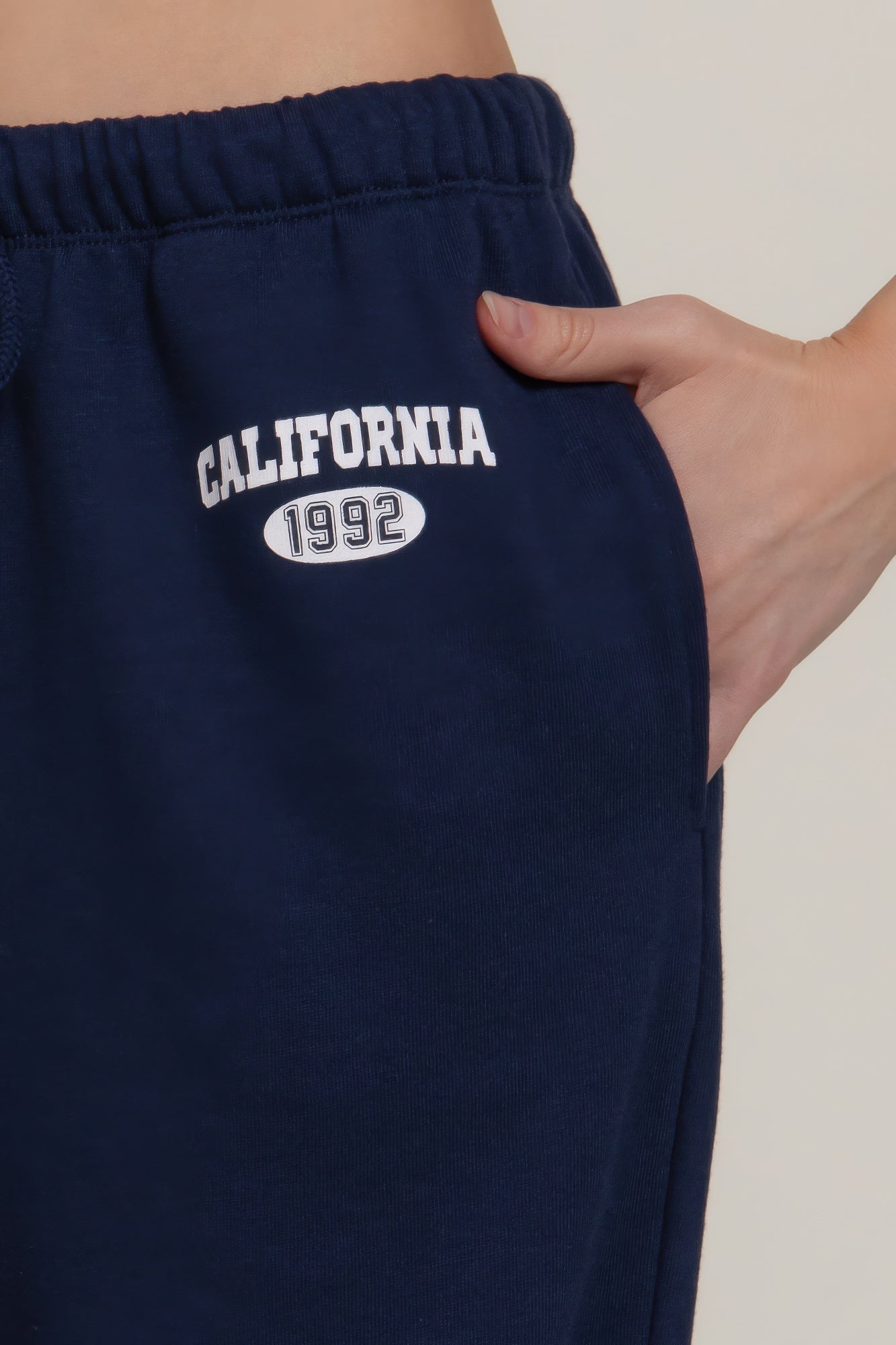 Waistband Print Detail Sweatpants-Product Type | Naughty Smile Fashion