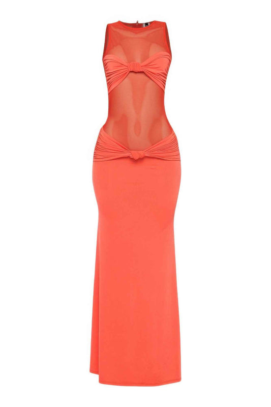 New Arrival – Mesh Contrast Rube Maxi Dress – New Arrival Now Live