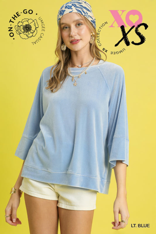 New Arrival – Ribbed Knit Oversized Top – New Arrival Now Live