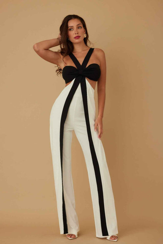 New Arrival – X Ribbon Open Jumpsuit – New Arrival Now Live