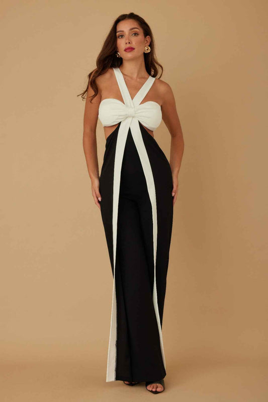 New Arrival – X Ribbon Open Jumpsuit – New Arrival Now Live