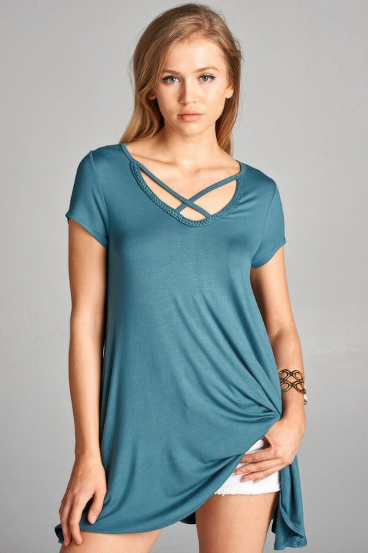 New Arrival – Solid Rayon Jersey Tunic Top – New Arrival Now Live