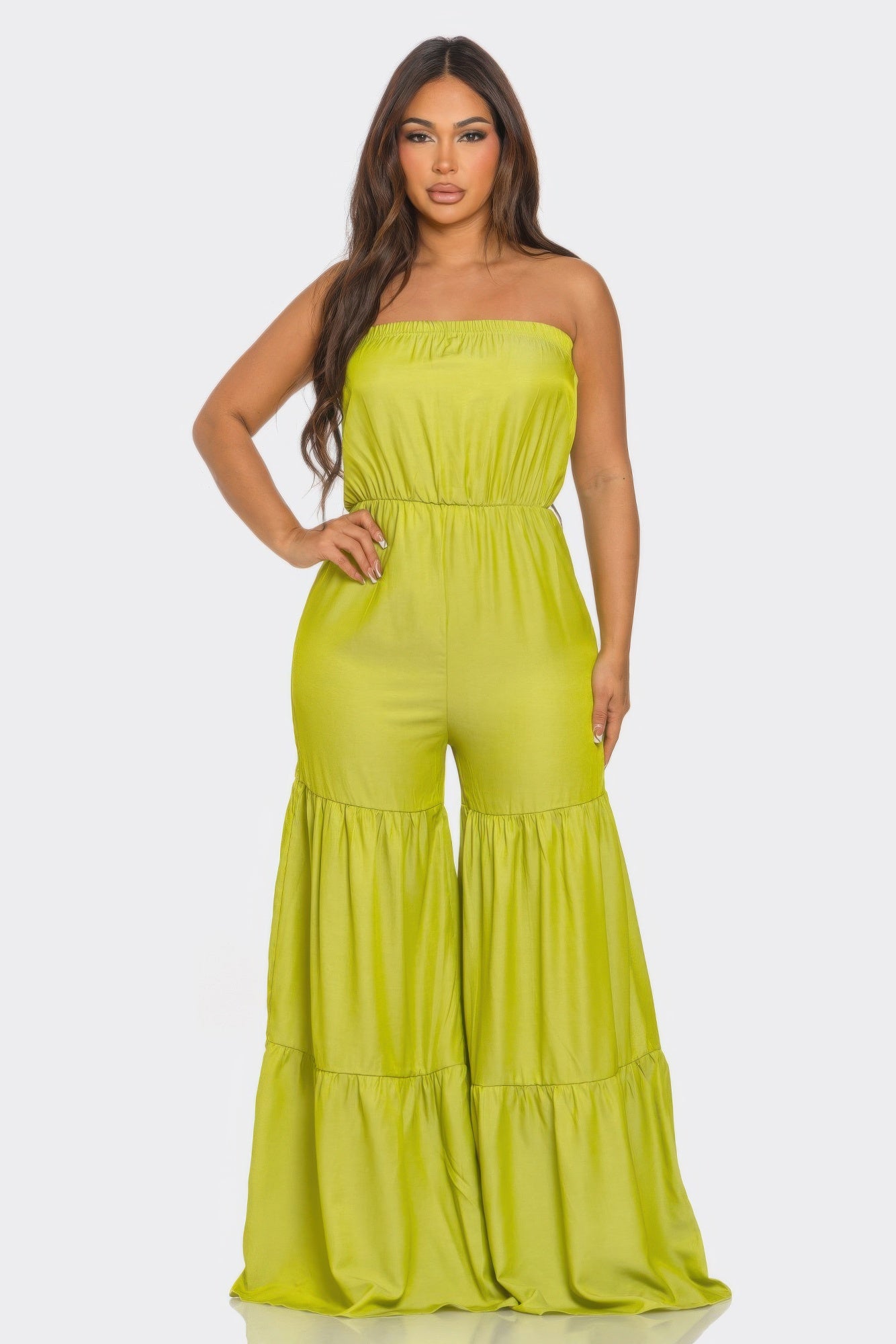 Jumpsuit Ruffle Hem-Product Type | Naughty Smile Fashion