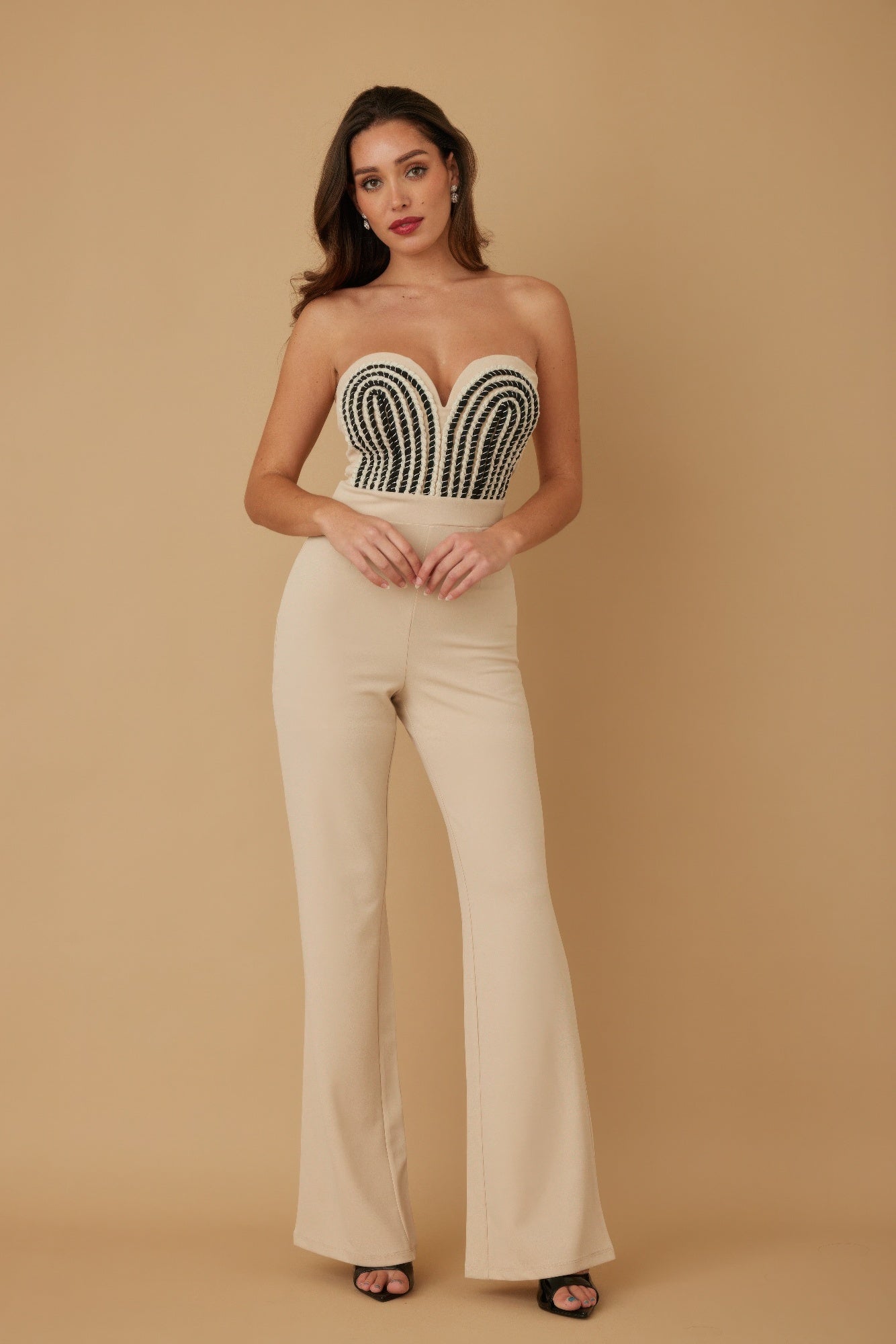 Threaded Twisted Rope Knot Tie Jumpsuit-Product Type | Naughty Smile Fashion