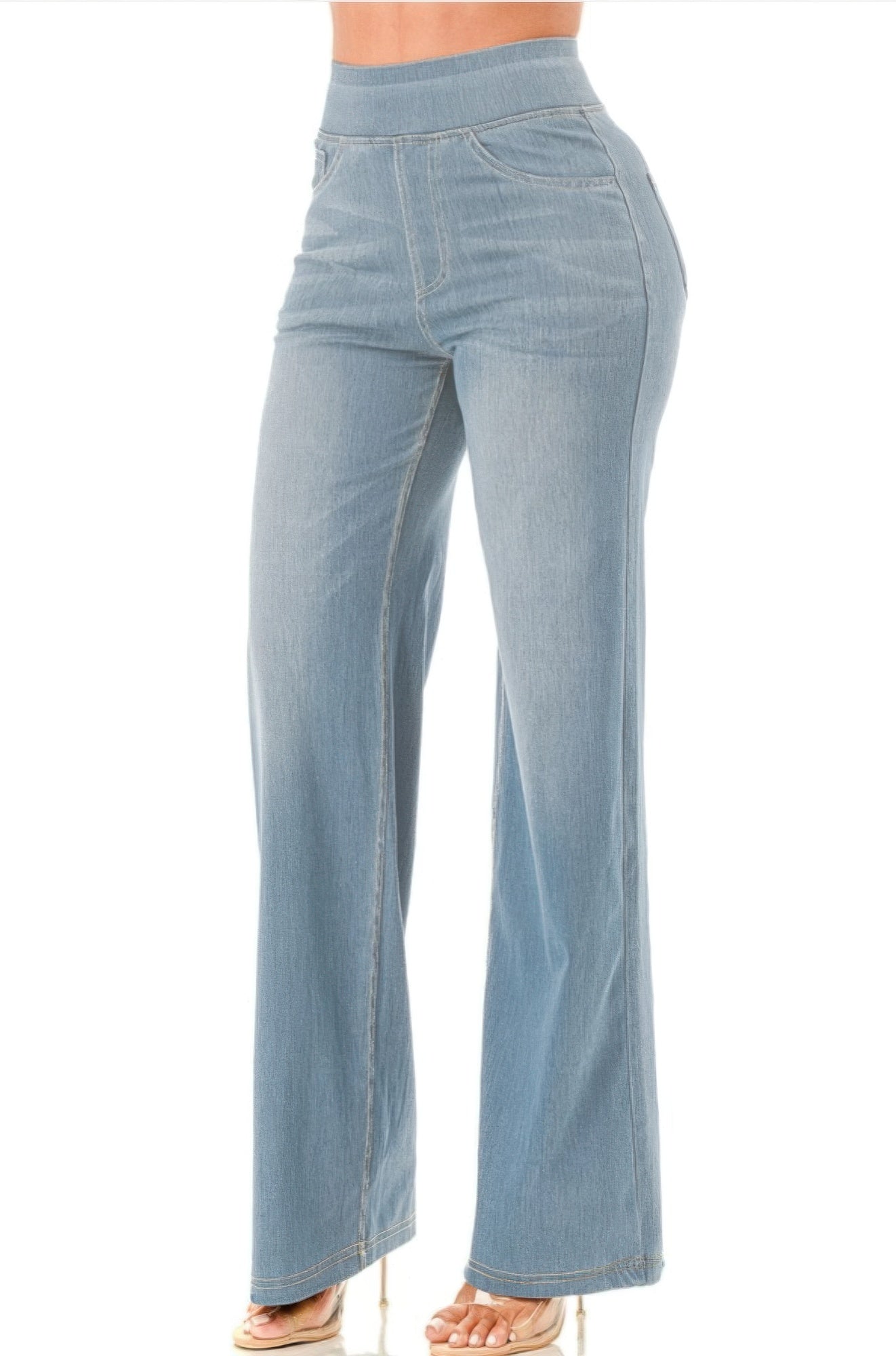 Ultra Soft Flare Baggy Jeans-Product Type | Naughty Smile Fashion