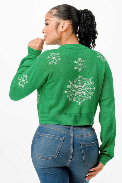 Cropped Christmas Sweater