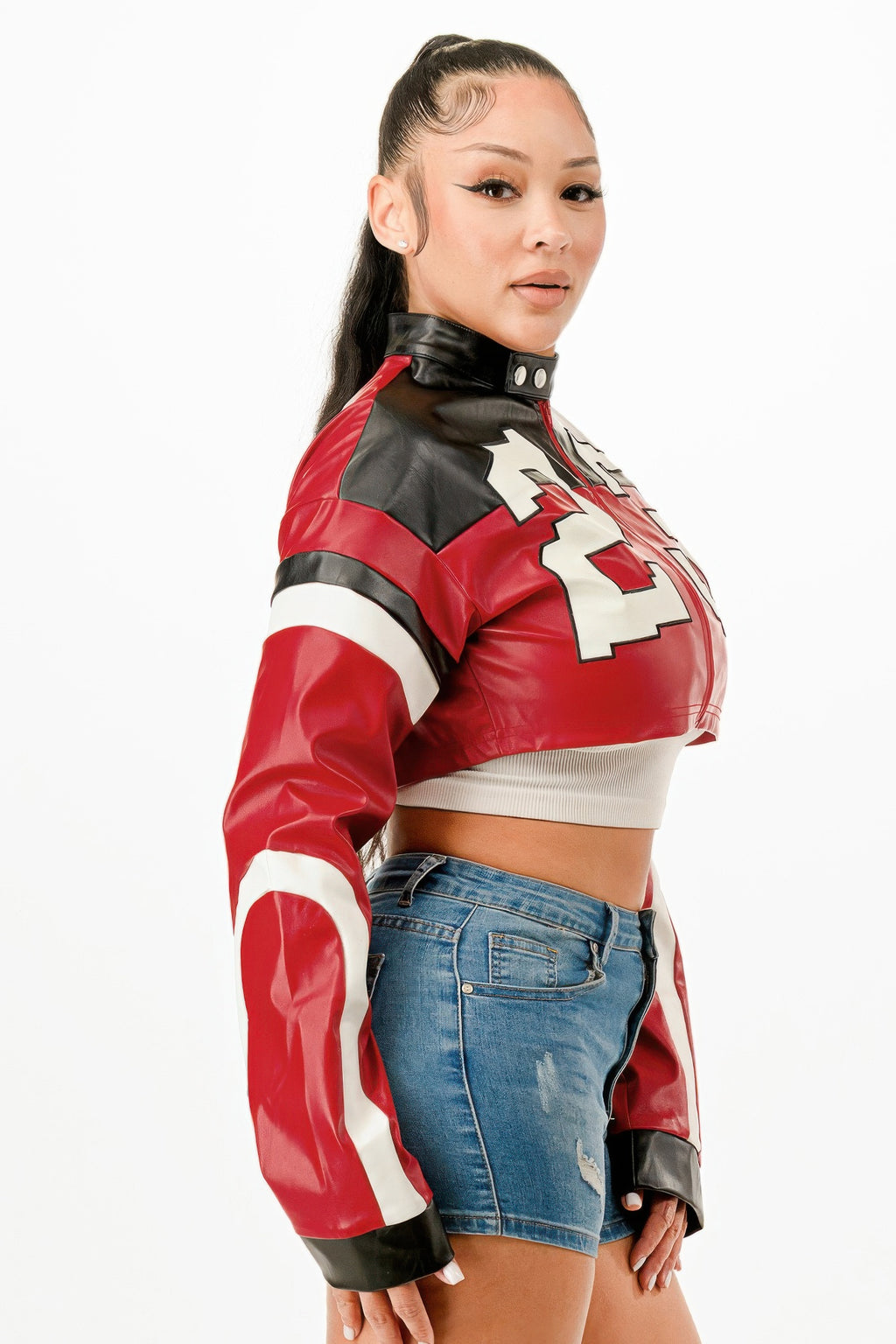 Cropped Moto Jacket-Product Type | Naughty Smile Fashion