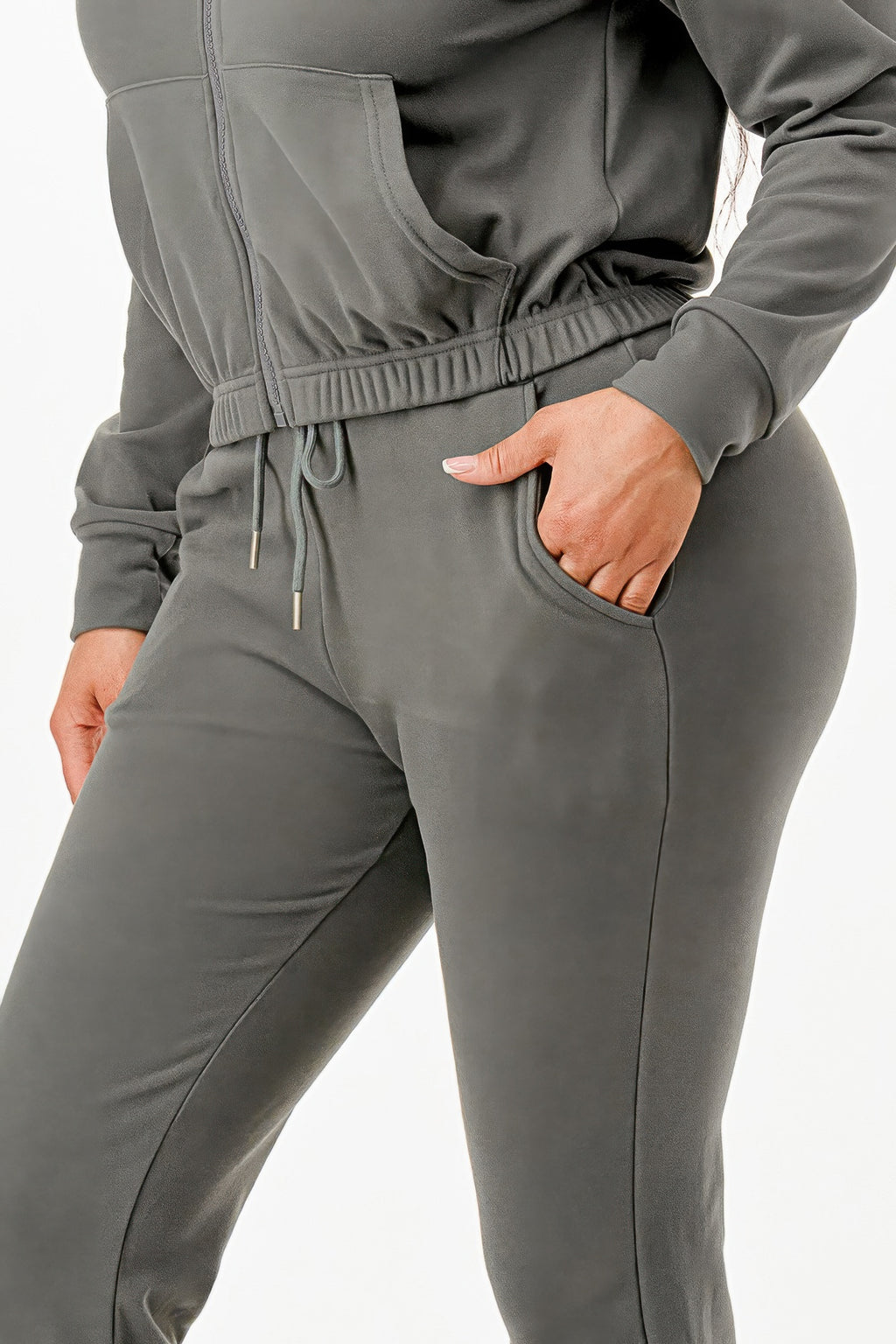 Soft Zipup Track Suit Set-Product Type | Naughty Smile Fashion