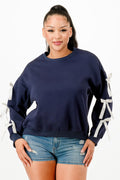 Casual Sweatshirts With Bow-Product Type | Naughty Smile Fashion