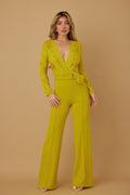 Lace Crochet Long Sleeve Jumpsuit-Product Type | Naughty Smile Fashion