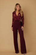 Lace Crochet Long Sleeve Jumpsuit-Product Type | Naughty Smile Fashion
