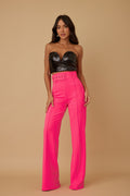 High Waist Pants With Buckle Belt-Product Type | Naughty Smile Fashion
