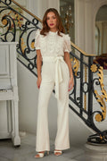 Multi Butterfly Sheer Pattern Jumpsuit-Product Type | Naughty Smile Fashion