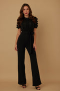 Multi Butterfly Sheer Pattern Jumpsuit-Product Type | Naughty Smile Fashion