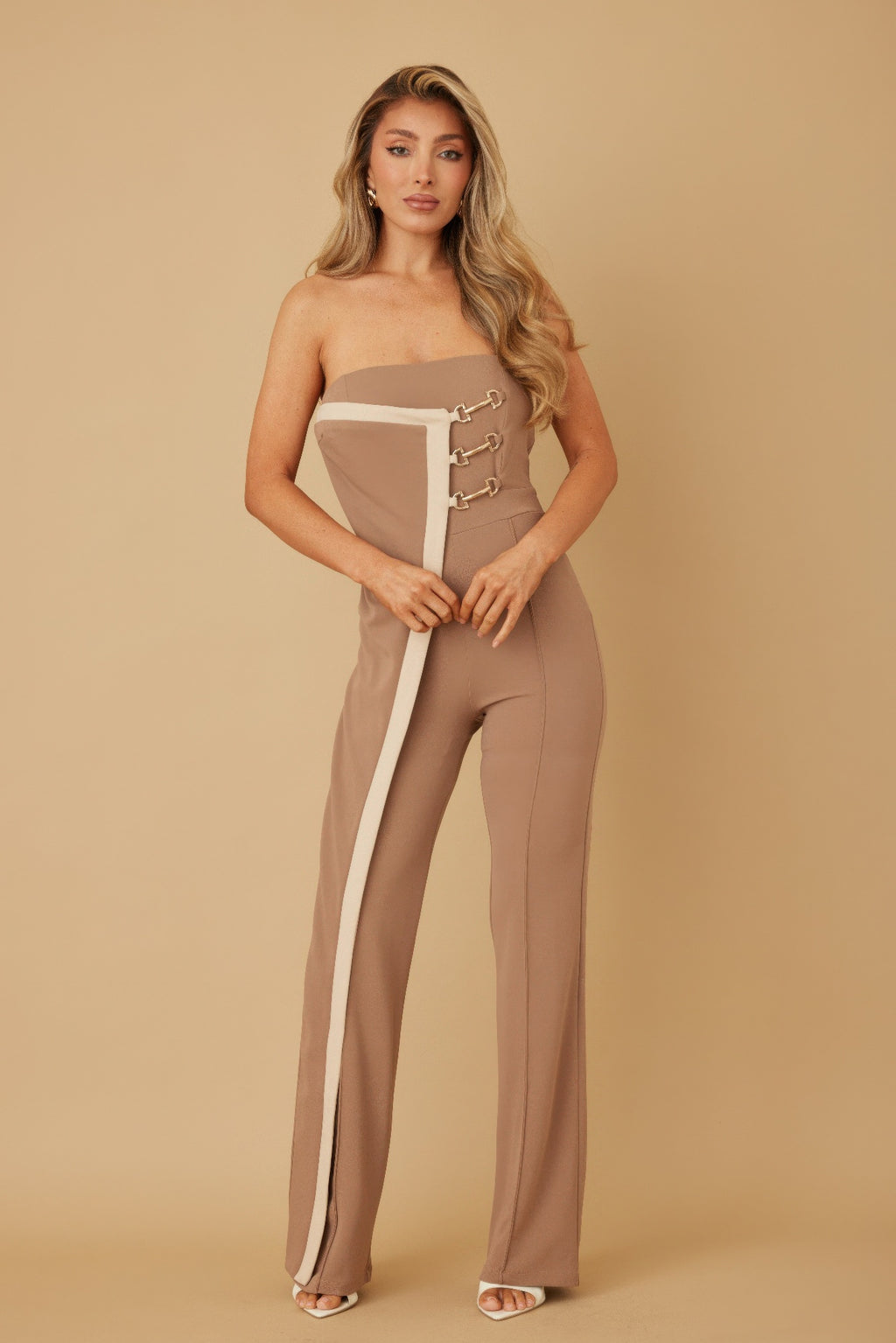 Flap Strapless Chain Jumpsuit-Product Type | Naughty Smile Fashion