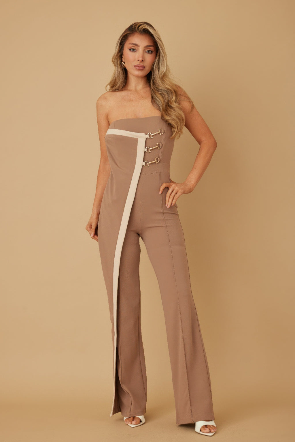 Flap Strapless Chain Jumpsuit-Product Type | Naughty Smile Fashion