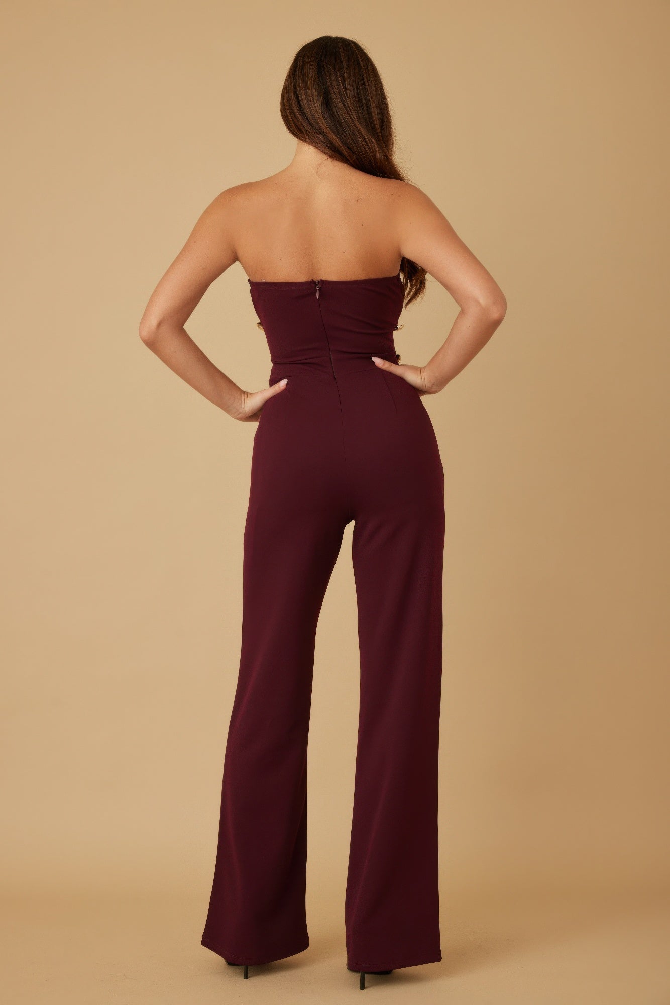 Multi Flat Mirror Stone Jumpsuit-Product Type | Naughty Smile Fashion