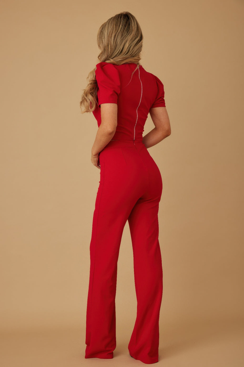 Puff Cap Sleeve Jewel Detail Sets-Product Type | Naughty Smile Fashion