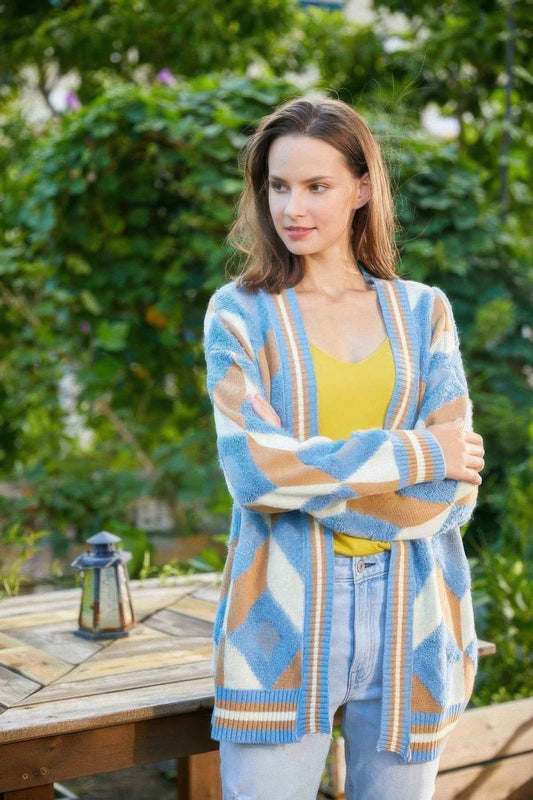 Diamonds Pattern Cardigan