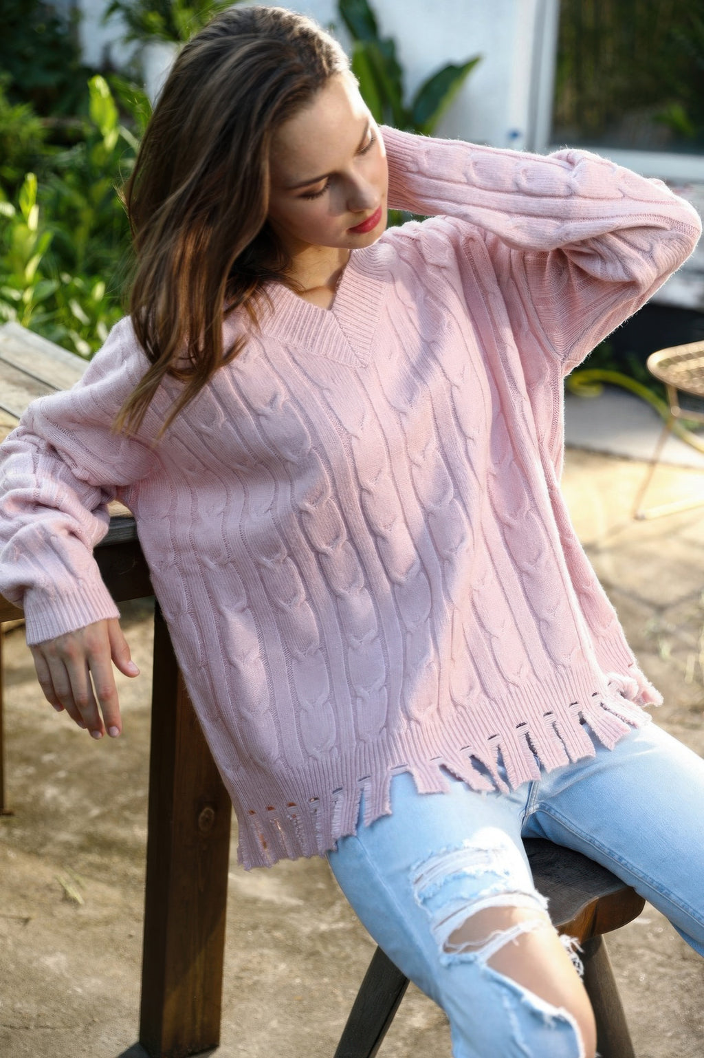 Solid Knit Sweater-Product Type | Naughty Smile Fashion