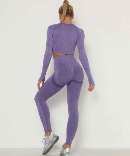 Seamless Top Leggings Set
