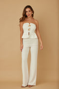 Scrunched Golden Stone Strapless Sets-Product Type | Naughty Smile Fashion