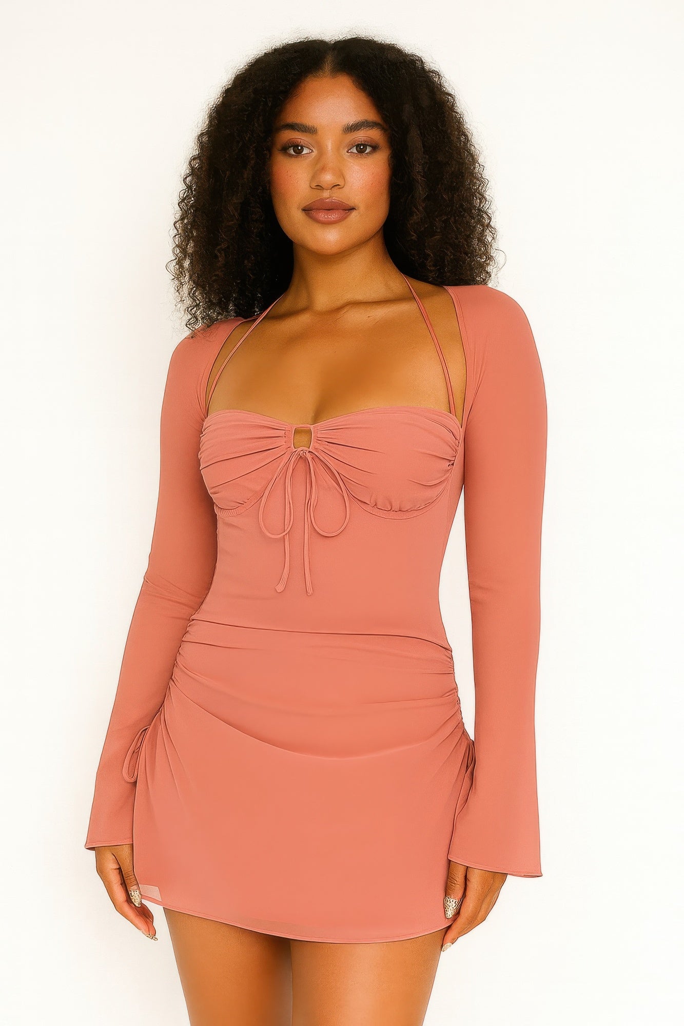 Peek Hole Mini Dress-Product Type | Naughty Smile Fashion