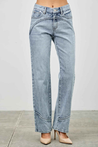 Mid Rise Straight With Piping