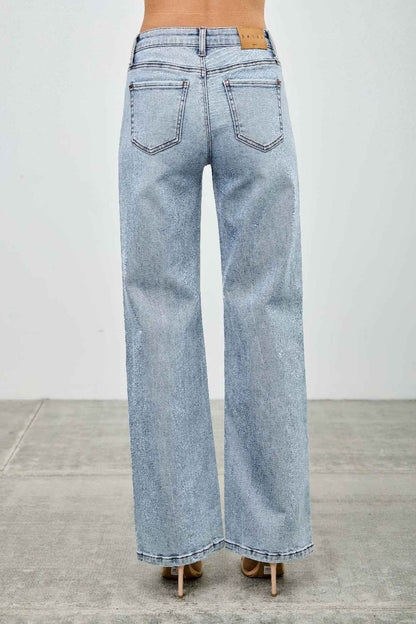 Mid Rise Relaxed Straight With Destroy