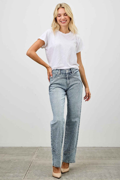 Mid Rise Straight With Piping