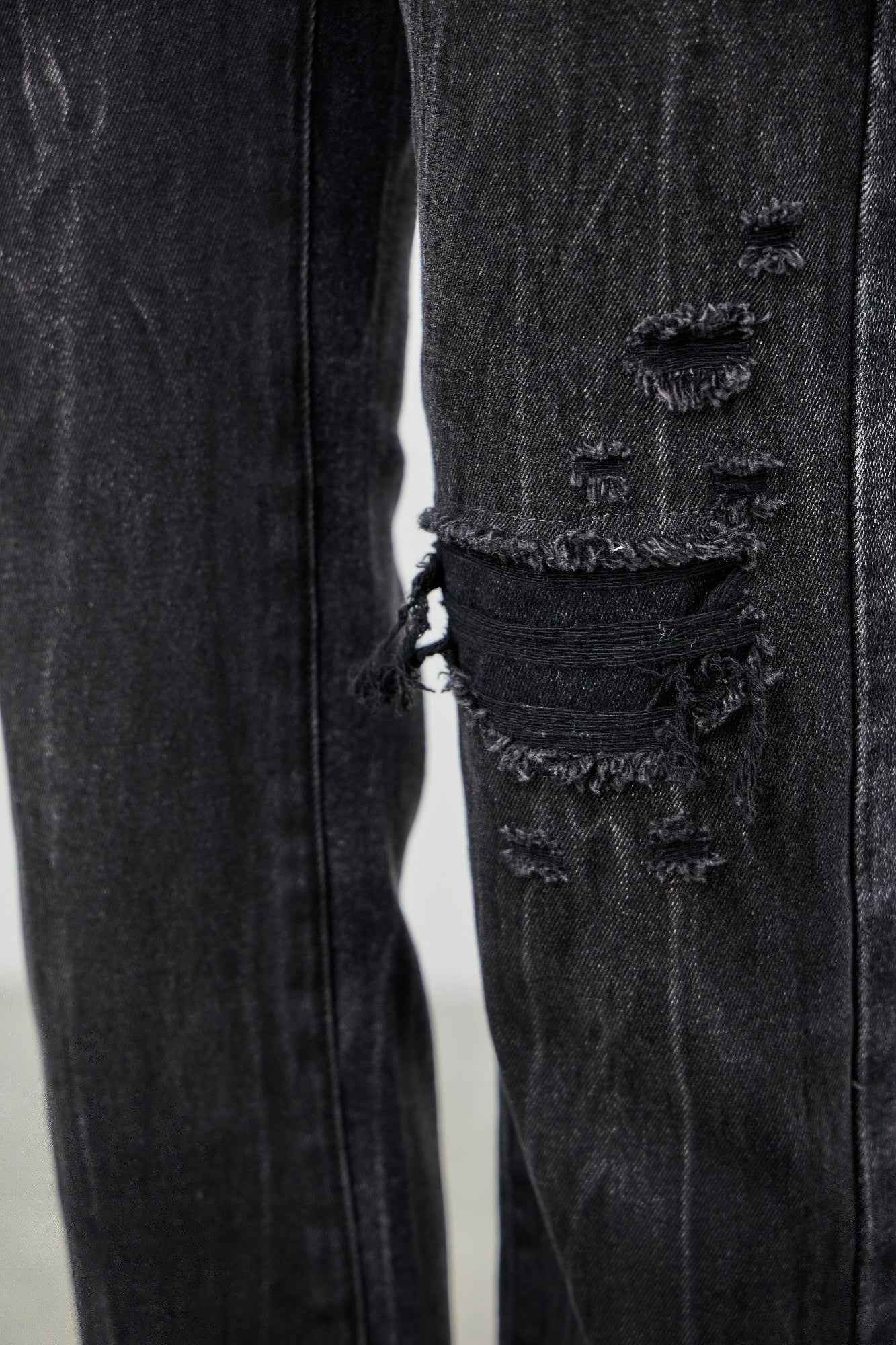 High Rise Slim Fit With Button Fly