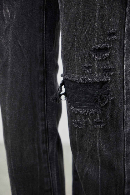 High Rise Slim Fit With Button Fly