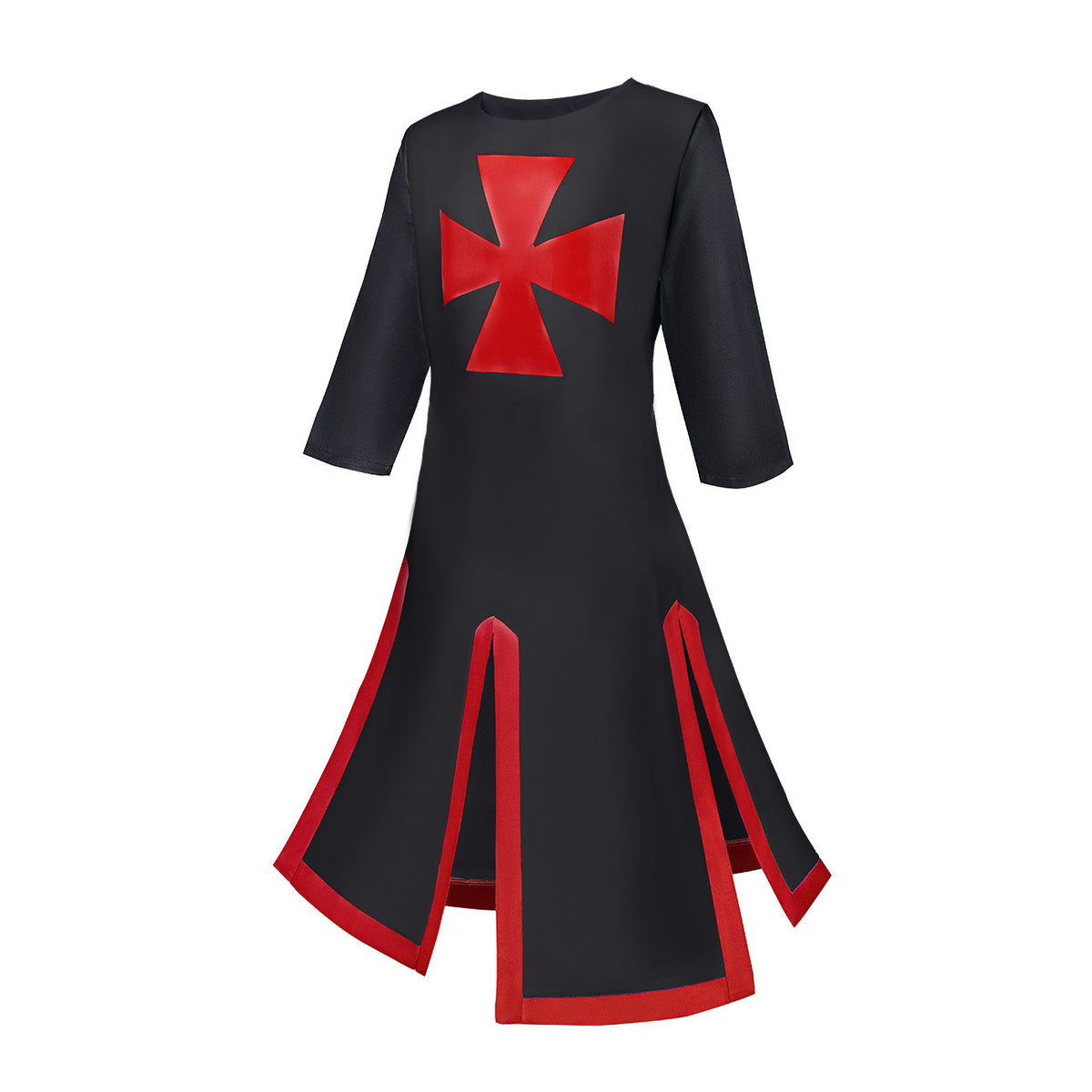 Halloween Costume Medieval Corset Cut-Out Patchwork Men's Top Templar Knight Foreign Trade Drop Shipping