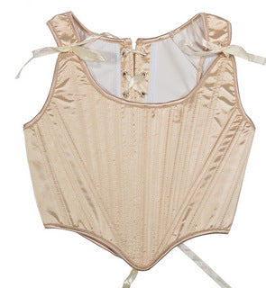 New satin waistband vest with sexy straps, slim fit, short fishbone vest, corset