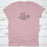 Kansas Wichita Skyline T-Shirt – Travel Inspired Shirt