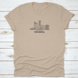 Kansas Wichita Skyline T-Shirt – Travel Inspired Shirt