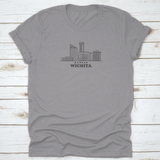 Kansas Wichita Skyline T-Shirt – Travel Inspired Shirt