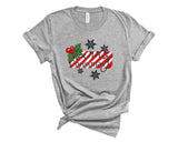 Merry christmas stripes - Graphic Tee
