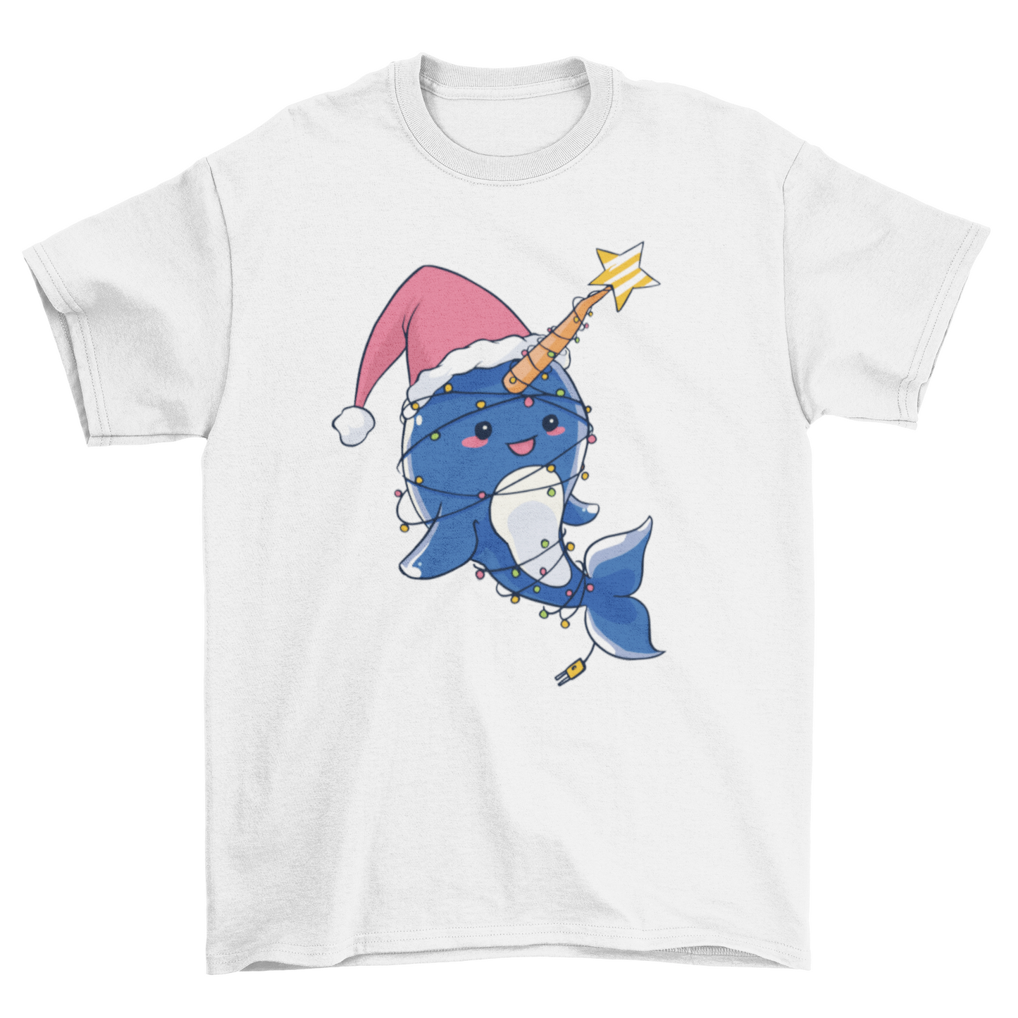 Baby Christmas Narwhal T-shirt