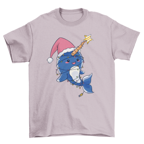 Baby Christmas Narwhal T-shirt