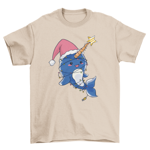 Baby Christmas Narwhal T-shirt