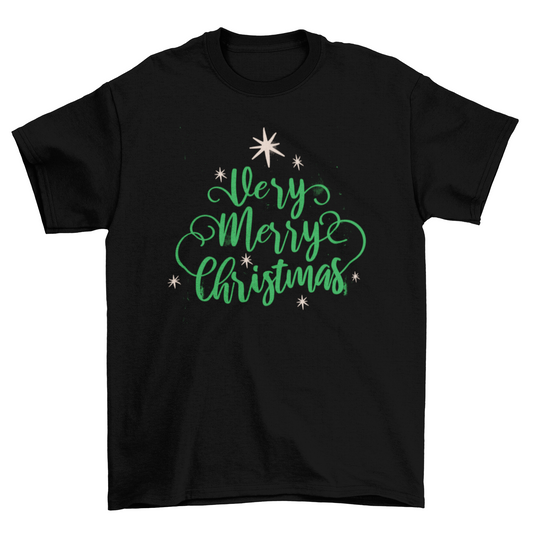 Very merry christmas t-shirt