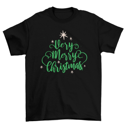 Very merry christmas t-shirt