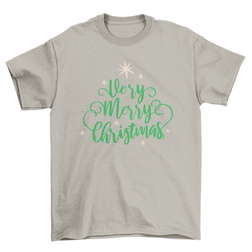 Very merry christmas t-shirt