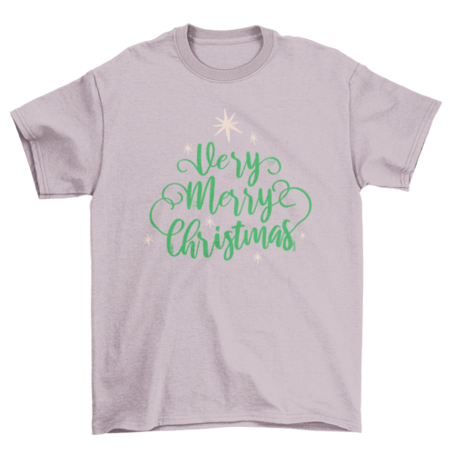 Very merry christmas t-shirt