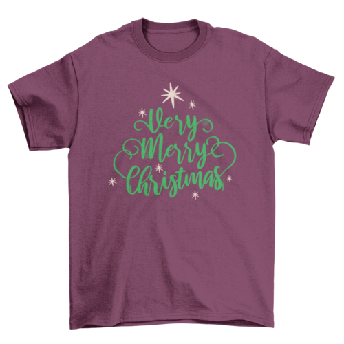 Very merry christmas t-shirt