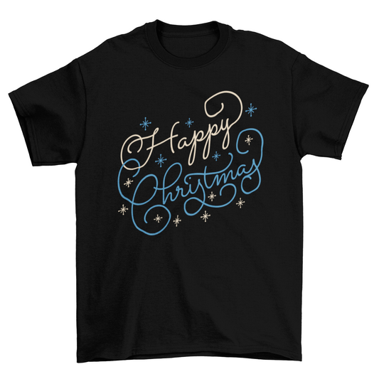 Happy Christmas quote t-shirt