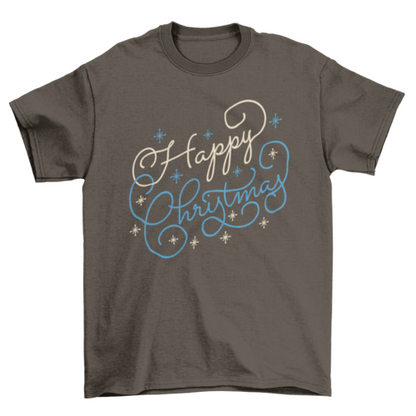 Happy Christmas quote t-shirt